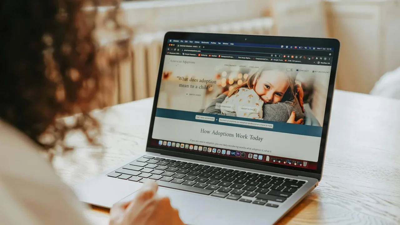 Business Website Laptop