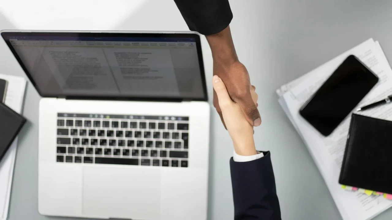 Business Handshake Digital Partnership