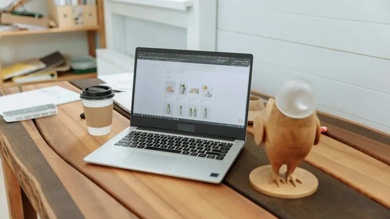 Business Website Laptop