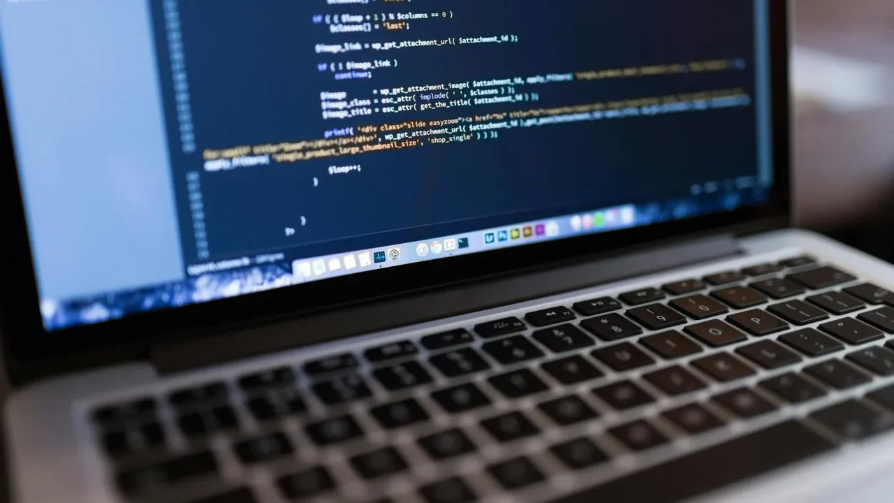 Business Website Laptop Screen