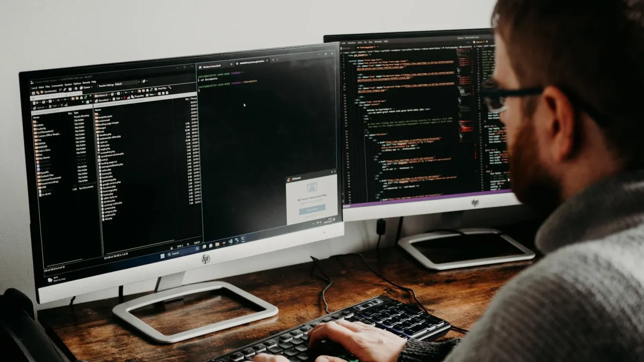 Web Designer Computer Screen